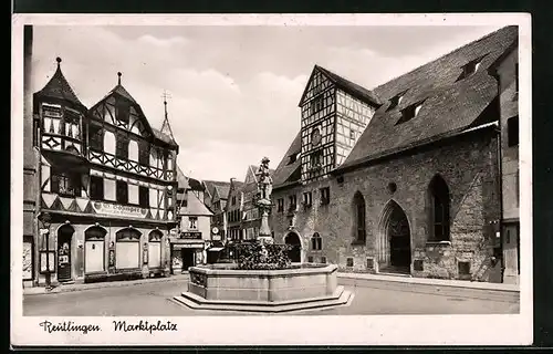 AK Reutlingen, Marktplatz