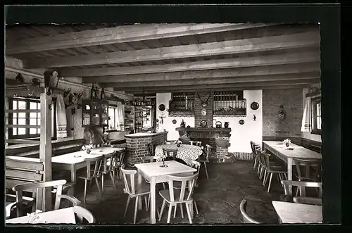 AK Schotten, Taufsteinhütte im Vogelsberg-Hotel Hessisches Haus