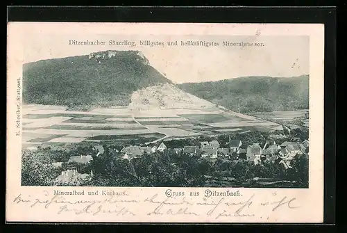 AK Ditzenbach, Mineralbad und Kurhaus