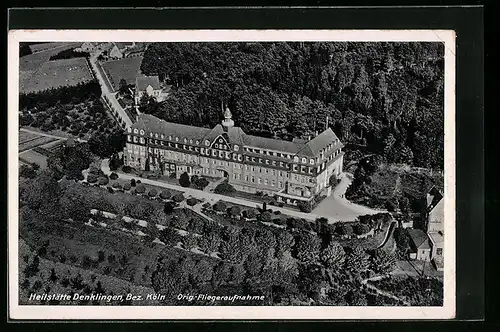 AK Denklingen /Bez. Köln, Heilstätte vom Flugzeug aus