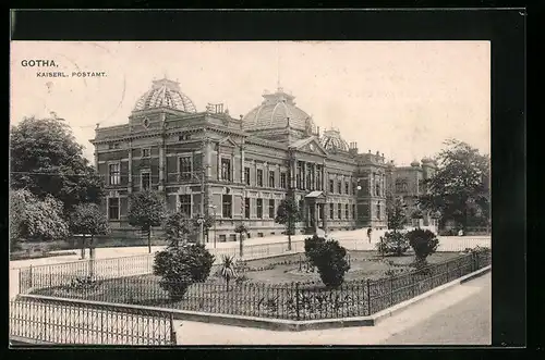 AK Gotha, Kaiserliches Postamt