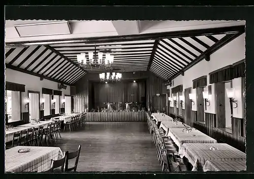 AK Elfershausen /Ufr., Grosser Festsaal im Gästehaus Ullrich