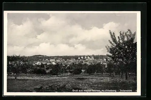 AK Nieder-Mörlen /Kr. Friedberg, Teilansicht