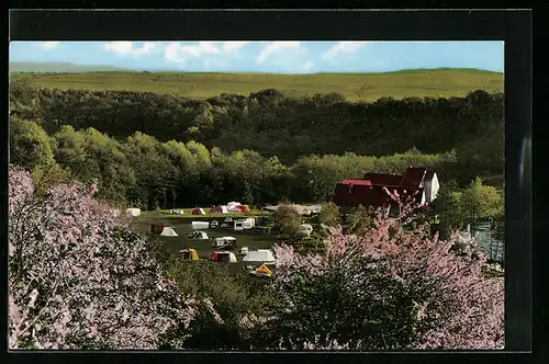 AK Oberzeuzheim /Westerwald, Campingplatz Lochmühle