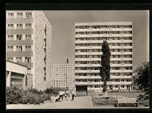 AK Gera, Neubauten am Platz der Republik