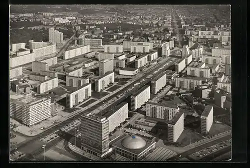 AK Berlin, Blick vom Fernsehturm auf die Stadt