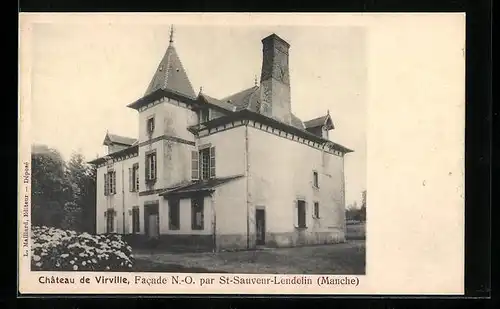 AK Saint-Sauveur-Lendelin, Chateau de Virville, Facade N.-O.