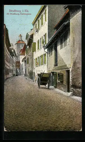 AK Strassburg, Alt-Strassburg, Gartengasse