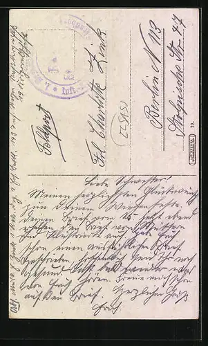 AK Strassburg, Alt-Strassburg, Gartengasse