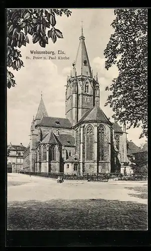AK Weissenburg, St. Peter u. Paul Kirche