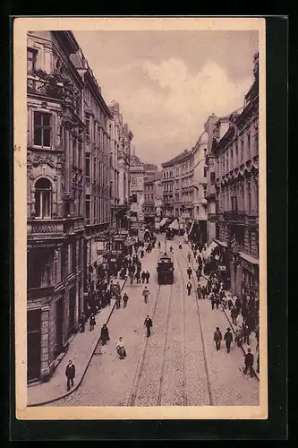 AK Brno, Masaryková trida, Strassenbahn