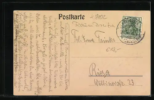 AK Langebrück /Sa., Gasthaus Haidemhle