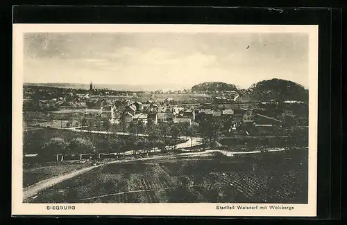 AK Siegburg-Wolsdorf, Teilansicht mit Wolsberge