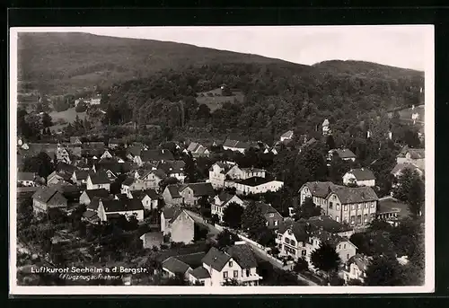 AK Seeheim a. d. Bergstr., Teilansicht, Fliegeraufnahme