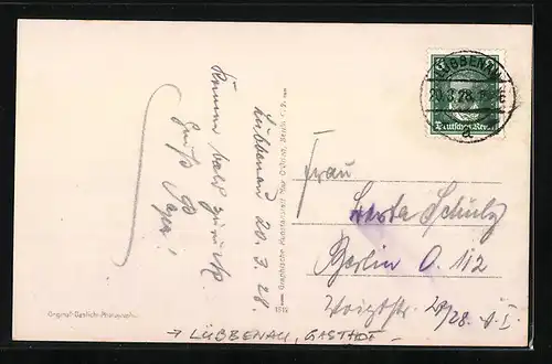 AK Lübbenau /Spreewald, Gasthof Wotschofska