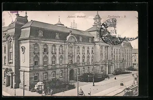 AK Karlsruhe, Kaiserliches Postamt