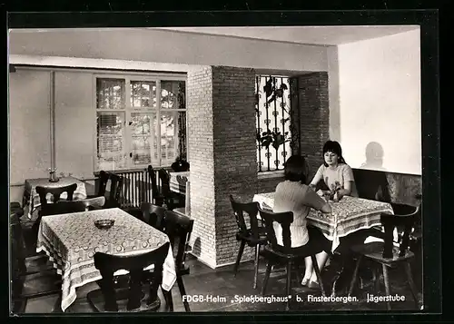 AK Finsterbergen, FDGB-Heim Spiessberghaus, Jägerstube