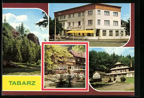 AK Tabarz, HO-Gaststätte Massemühle, HO-Hotel Tabarzer Hof