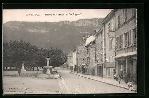 AK Nantua, Place d`Armes et le Signal