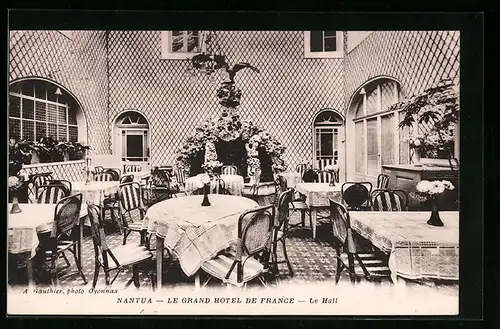 AK Nantua, Le Grand Hotel de France, Le Hall