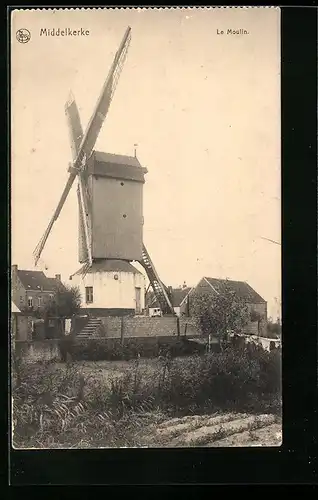 AK Middelkerke, Le Moulin, Windmühle