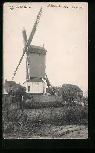 AK Middelkerke, Le Moulin, Windmühle