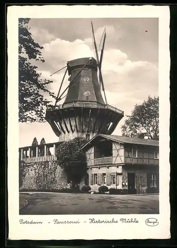 AK Potsdam-Sanssouci, Historische Mühle