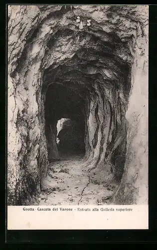 AK Cascata del Varone, Grotta, Entrata alla Galleria superiore, Höhle