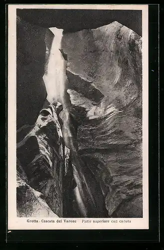 AK Cascata del Varone, Grotta, Parte superiore con caduta, Höhle