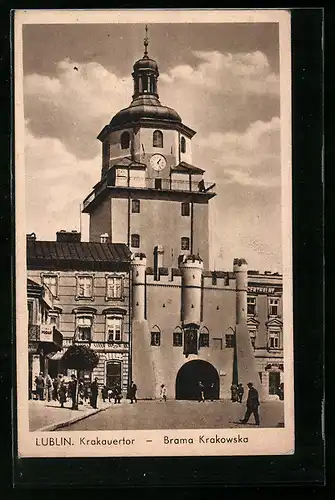 AK Lublin, Blick zum Krakauertor