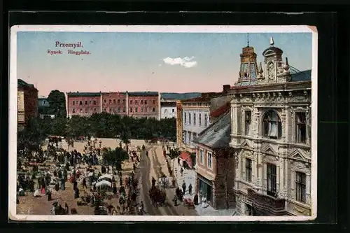 AK Przemysl, Blick auf den Ringplatz