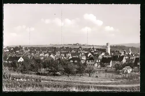 AK Mühlacker /Wttbg., Ortsansicht von einem Berg aus