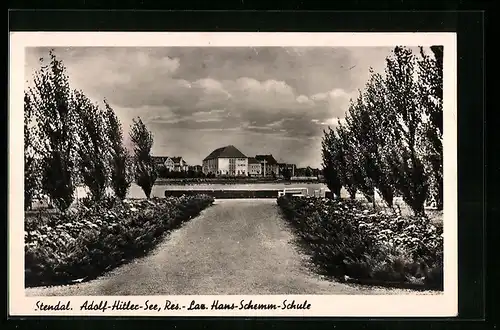 AK Stendal, See, Res.-Laz. Hans-Schemm-Schule