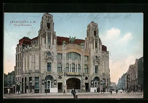 AK Frankfurt a. M., Circus Schumann