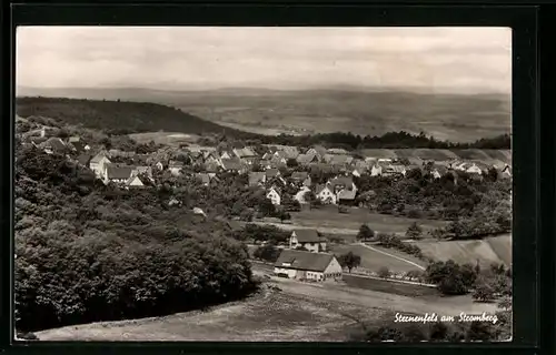 AK Sternenfels am Stromberg, Panorama aus der Vogelschau