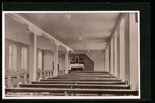 AK Lahr i. Baden, Inneres der Marien-Notkirche
