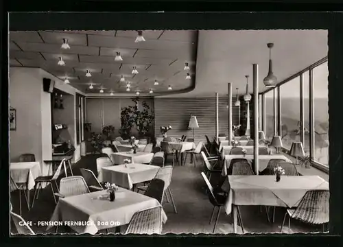 AK Bad Orb /Spessart, Inneres in Cafè-Pension Fernblick