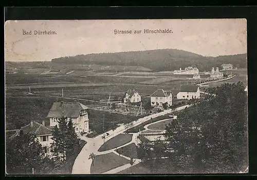 AK Bad Dürrheim, Strasse zur Hirschhalde