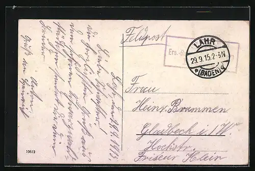 AK Lahr i. B., Partie am Altvater