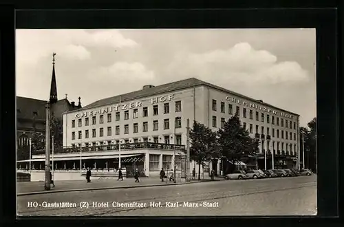 AK Karl-Marx-Stadt, Hotel Chemnitzer Hof