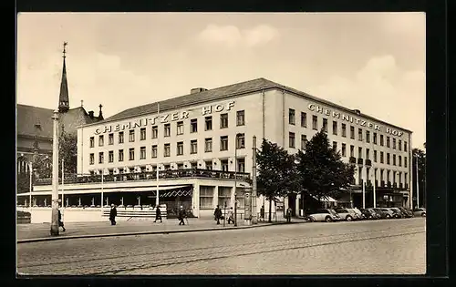 AK Karl-Marx-Stadt, Hotel Chemnitzer Hof