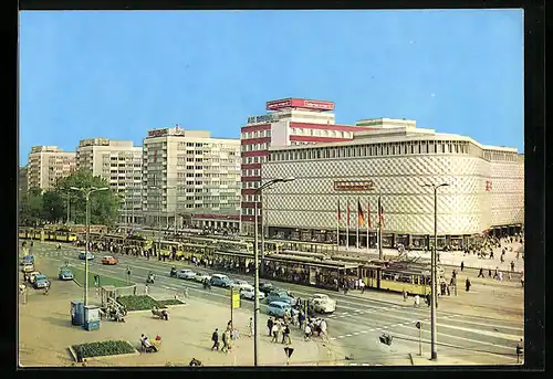 AK Leipzig, Warenhaus Konsument am Brühl