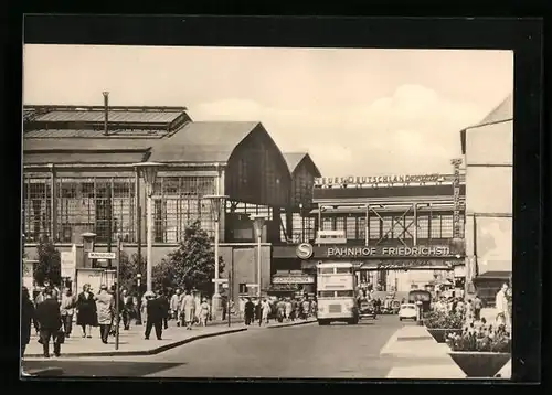 AK Berlin, Bahnhof Friedrichstrasse