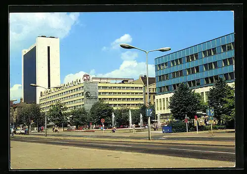 AK Berlin, Internationales Handelszentrum und Interhotel Unter den Linden