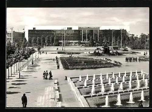 AK Berlin, Blick zum Palast der Republik