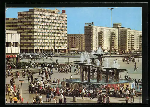 AK Berlin, Alexanderplatz mit Neubauten