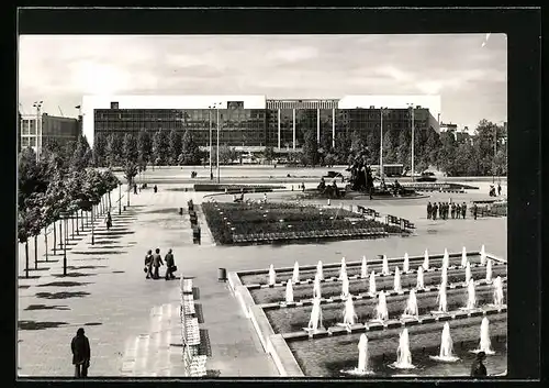 AK Berlin, Blick zum Palast der Republik