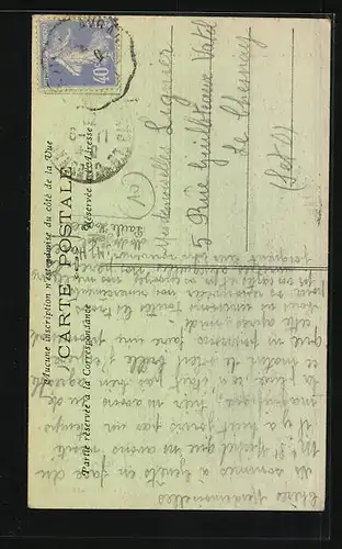 AK Genets, Porche et clocher de l`Èglise