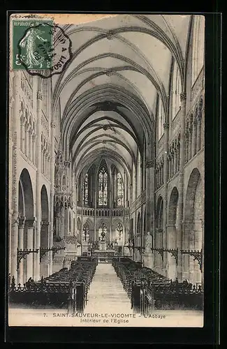 AK Saint-Sauveur-Le-Vicomte, L`Abbaye-Intèrieur de l`Eglise