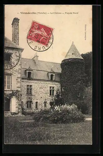 AK Virandeville, Le Chateau-Facade Nord